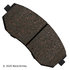 089-1702 by BECK ARNLEY - PREMIUM BRAND BRAKE PADS