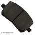 089-1697 by BECK ARNLEY - PREMIUM BRAND BRAKE PADS