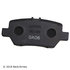 089-1719 by BECK ARNLEY - PREMIUM BRAND BRAKE PADS