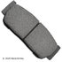 089-1725 by BECK ARNLEY - PREMIUM BRAND BRAKE PADS