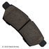 089-1727 by BECK ARNLEY - PREMIUM BRAND BRAKE PADS