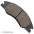 089-1740 by BECK ARNLEY - PREMIUM BRAND BRAKE PADS