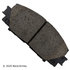 089-1744 by BECK ARNLEY - PREMIUM BRAND BRAKE PADS