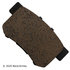 089-1733 by BECK ARNLEY - PREMIUM BRAND BRAKE PADS