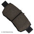 089-1734 by BECK ARNLEY - PREMIUM BRAND BRAKE PADS