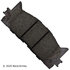 089-1758 by BECK ARNLEY - PREMIUM BRAND BRAKE PADS