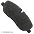 089-1795 by BECK ARNLEY - PREMIUM BRAND BRAKE PADS