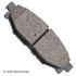 089-1811 by BECK ARNLEY - PREMIUM BRAND BRAKE PADS