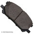 089-1805 by BECK ARNLEY - PREMIUM BRAND BRAKE PADS