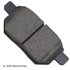 089-1824 by BECK ARNLEY - PREMIUM BRAND BRAKE PADS