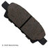 089-1848 by BECK ARNLEY - PREMIUM BRAND BRAKE PADS