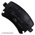 089-1861 by BECK ARNLEY - PREMIUM BRAND BRAKE PADS