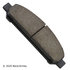 089-1888 by BECK ARNLEY - PREMIUM BRAND BRAKE PADS