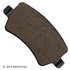 089-1896 by BECK ARNLEY - PREMIUM BRAND BRAKE PADS