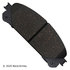 089-1893 by BECK ARNLEY - PREMIUM BRAND BRAKE PADS