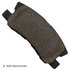 089-1847 by BECK ARNLEY - PREMIUM BRAND BRAKE PADS