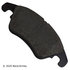 089-1923 by BECK ARNLEY - PREMIUM BRAND BRAKE PADS