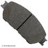 089-1952 by BECK ARNLEY - PREMIUM BRAND BRAKE PADS