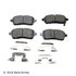 089-1944 by BECK ARNLEY - PREMIUM BRAND BRAKE PADS