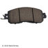 089-1961 by BECK ARNLEY - PREMIUM BRAND BRAKE PADS