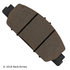 089-1970 by BECK ARNLEY - PREMIUM BRAND BRAKE PADS