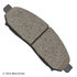 089-1968 by BECK ARNLEY - PREMIUM BRAND BRAKE PADS