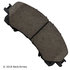 089-1987 by BECK ARNLEY - PREMIUM BRAND BRAKE PADS