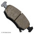 089-1976 by BECK ARNLEY - PREMIUM BRAND BRAKE PADS