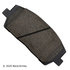 089-2118 by BECK ARNLEY - PREMIUM BRAND BRAKE PADS