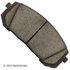 089-2125 by BECK ARNLEY - PREMIUM BRAND BRAKE PADS