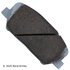 085-1958 by BECK ARNLEY - PREMIUM ASM BRAKE PADS