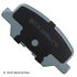 085-1960 by BECK ARNLEY - PREMIUM ASM BRAKE PADS