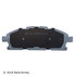 085-1967 by BECK ARNLEY - PREMIUM ASM BRAKE PADS