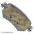 085-2083 by BECK ARNLEY - PREMIUM ASM BRAKE PADS