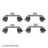 085-6546 by BECK ARNLEY - PREMIUM ASM PADS W / HARDWARE