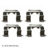 085-6975 by BECK ARNLEY - PREMIUM ASM PADS W / HARDWARE