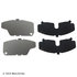 089-1252 by BECK ARNLEY - PREMIUM BRAND BRAKE PADS