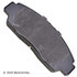 089-1574 by BECK ARNLEY - PREMIUM BRAND BRAKE PADS