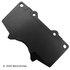089-1678 by BECK ARNLEY - PREMIUM BRAND BRAKE PADS