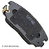 089-1772 by BECK ARNLEY - PREMIUM BRAND BRAKE PADS