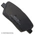 089-1787 by BECK ARNLEY - PREMIUM BRAND BRAKE PADS