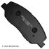 089-1789 by BECK ARNLEY - PREMIUM BRAND BRAKE PADS