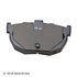 089-1823 by BECK ARNLEY - PREMIUM BRAND BRAKE PADS