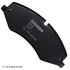 089-1971 by BECK ARNLEY - PREMIUM BRAND BRAKE PADS