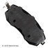 089-1947 by BECK ARNLEY - PREMIUM BRAND BRAKE PADS