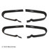 084-1665 by BECK ARNLEY - EMERGENCY BRAKE SHOE HARDWARE KIT