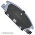 085-1360 by BECK ARNLEY - PREMIUM ASM BRAKE PADS