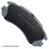 085-1377 by BECK ARNLEY - PREMIUM ASM BRAKE PADS