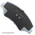 085-1698 by BECK ARNLEY - PREMIUM ASM BRAKE PADS