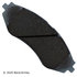 085-1728 by BECK ARNLEY - PREMIUM ASM BRAKE PADS